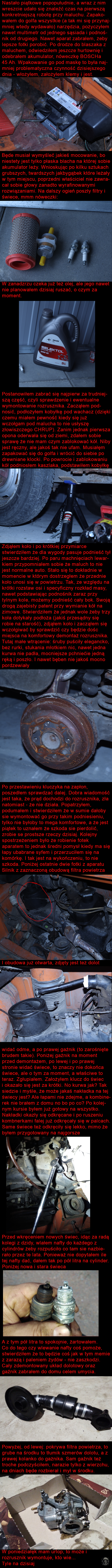 Maluch - pierwsza konkretniejsza robota