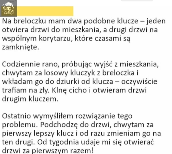 zasada klucza