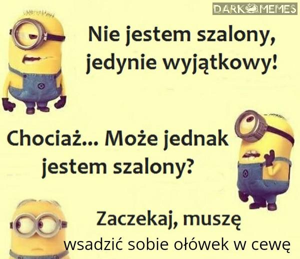 Może i wariat ale pozytywny
