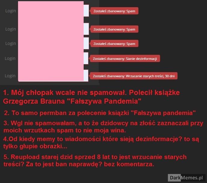 Ban na 5 kont w ciągu tygodnia ;D 