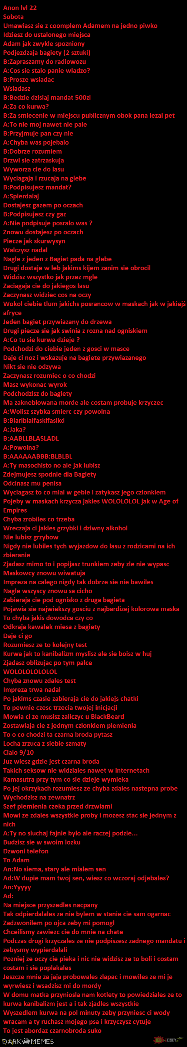 Nie będzie niczego