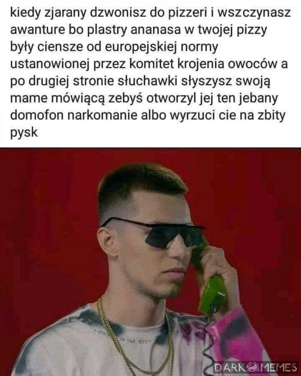 Pizza z ananasem