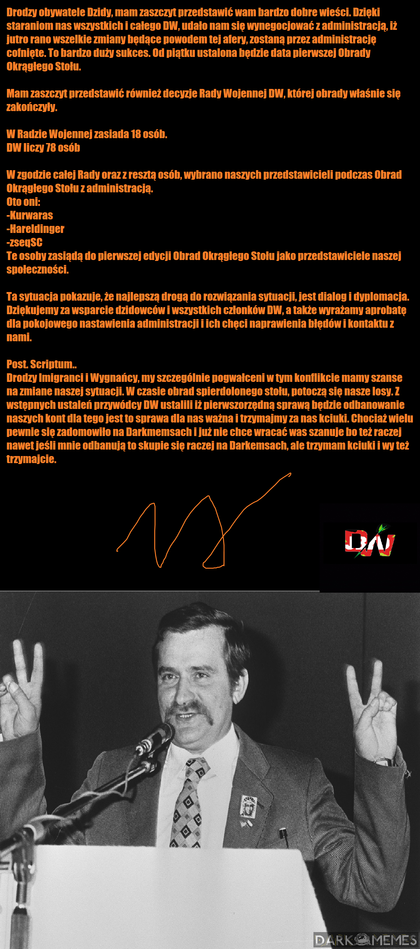Wiadomości prosto z frontu. Unban dla PuHatka