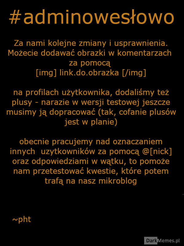 Kolejne usprawnienia