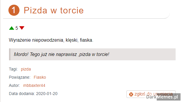 P*zda w torcie